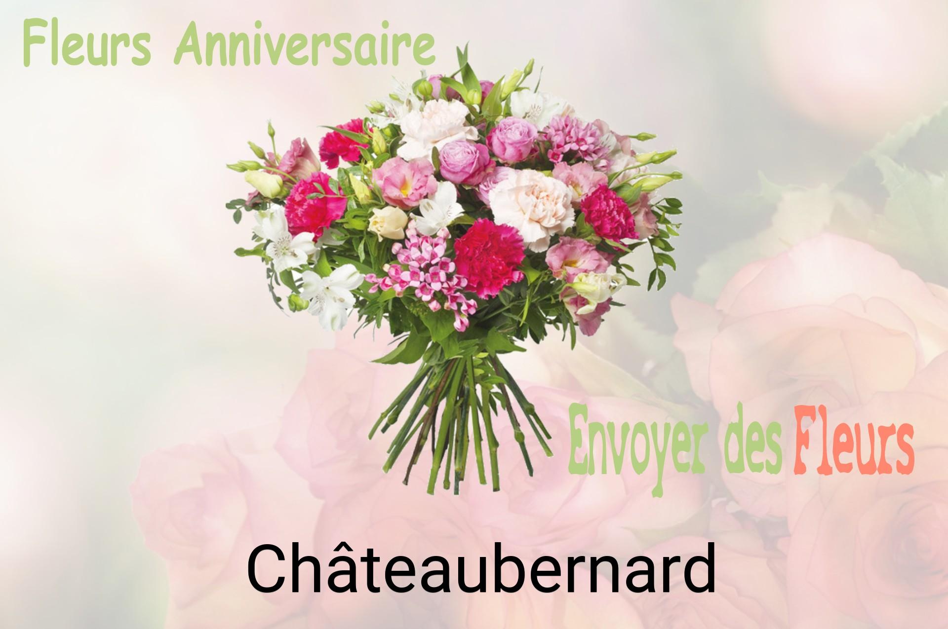 Bouquet de fleurs d’anniversaire livré à Châteaubernard