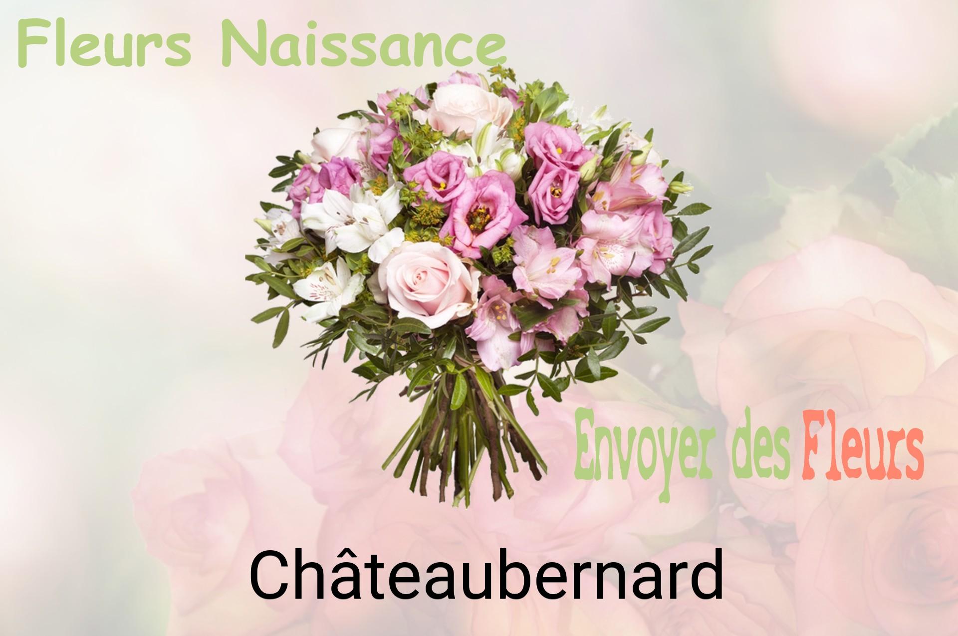 Bouquet de fleurs de naissance livré à Châteaubernard